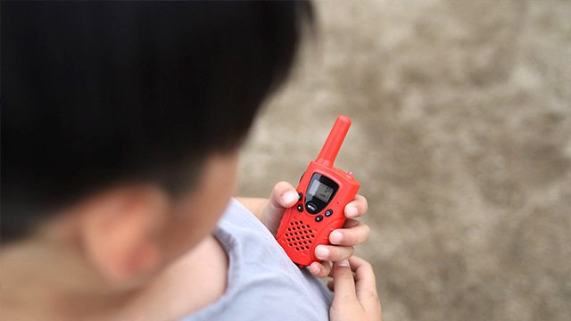 トランシーバーを子どもと使うと最高