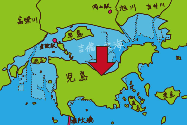 昭和63年[日本地図センターのドライビングマップ 瀬戸大橋 児島坂出ルート 高品質 地図で走る瀬戸内☆四国(傷み)]