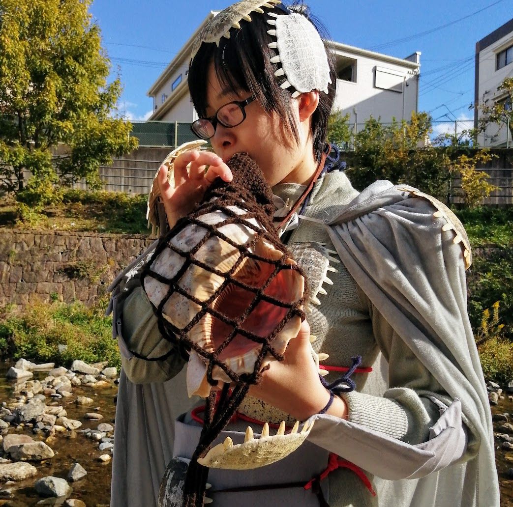 すっぽんの甲羅で鎧を作る　33.jpg