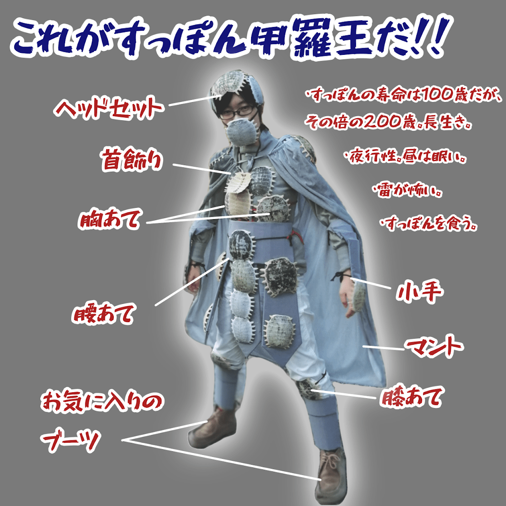 すっぽんの甲羅で鎧を作る　30.png
