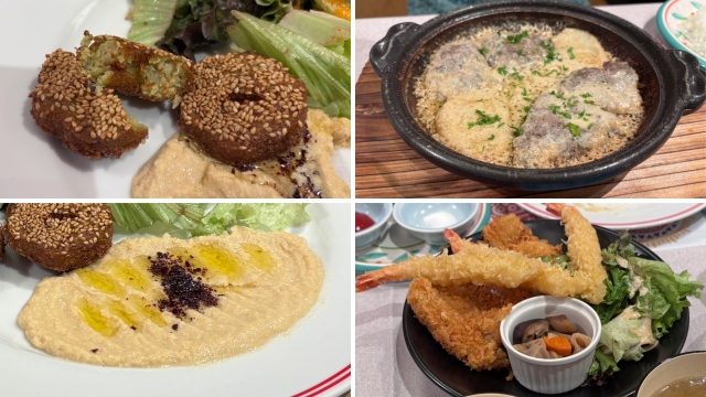 講道館ビルにあるハラールレストランで「巴投げ」を食べる