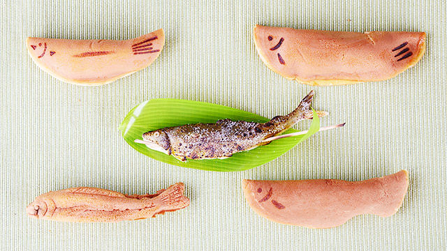 今が旬！ 多摩川沿いで鮎の和菓子を食べる :: デイリーポータルZ