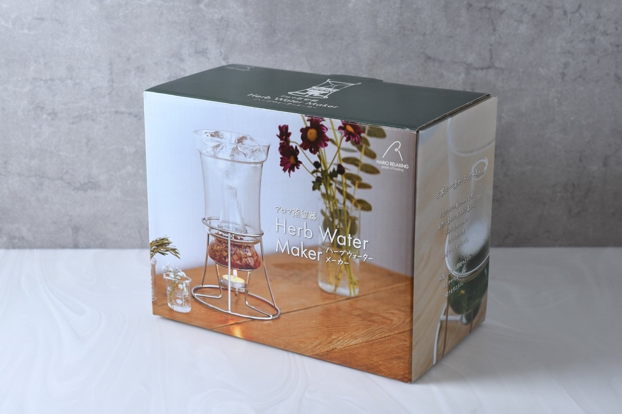 Herb Water Maker ハーブウォーターメーカー HARIOが発売している蒸留器「ハーブウォーターメーカー」を使ってみた