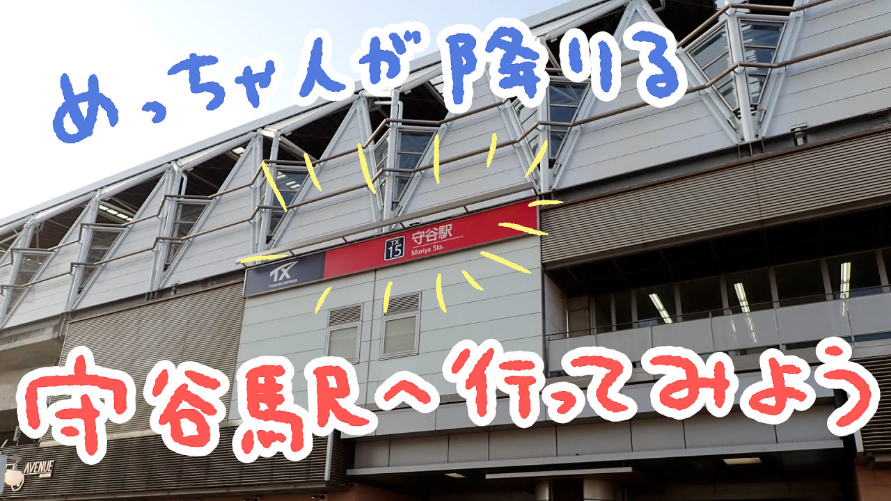 めっちゃ人が降りてビビった「守谷駅」に行く