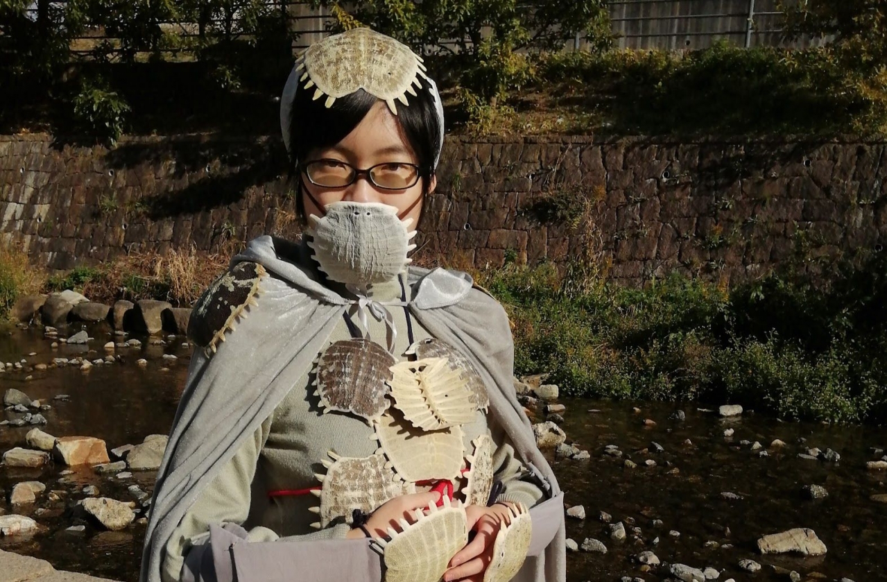 すっぽんの甲羅で鎧を作る　42.jpg