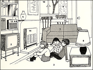 友だちの家でテレビを鑑賞（English1）