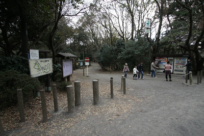 親子連れが多く見られた源氏山公園
