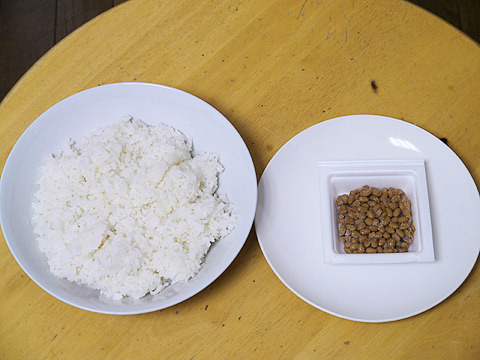 納豆VS白ご飯2合