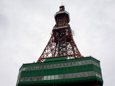 続いては高さ約147mのさっぽろテレビ塔へ。 