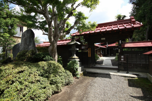 世界遺産になった二つの御師住宅のうちの一つ、旧外川家住宅（現在は富士吉田市に寄贈され、一般公開されている）
