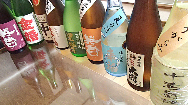 普通の家の二階でこんな日本酒が買えます。
