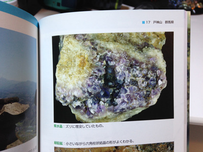 え、こんなのが日本で掘れるのか！  （『鉱物ウォーキングガイド・全国版』より）