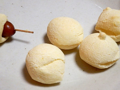 Ｓ子さんが作ったブラジルのパン、ポンデケージョ。