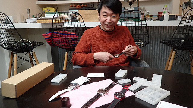 他にも浅岡さんが作った時計が次々出てくる。