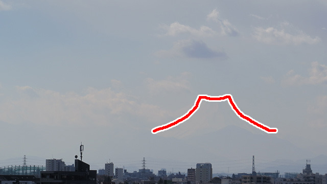 富士山ってこんな大きいんだ！と感動するビュー。