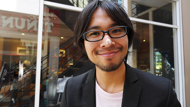 あと、やっぱりパンは顔に付いてもカッコいいけど、