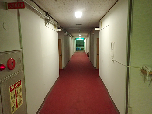 この廊下の雰囲気を楽しめる人なら、ぜひ泊まってみていただきたい。