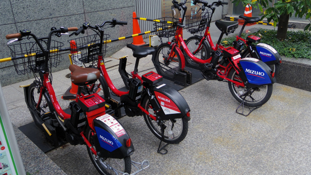 東京のシェアサイクルは、電動アシスト自転車だ