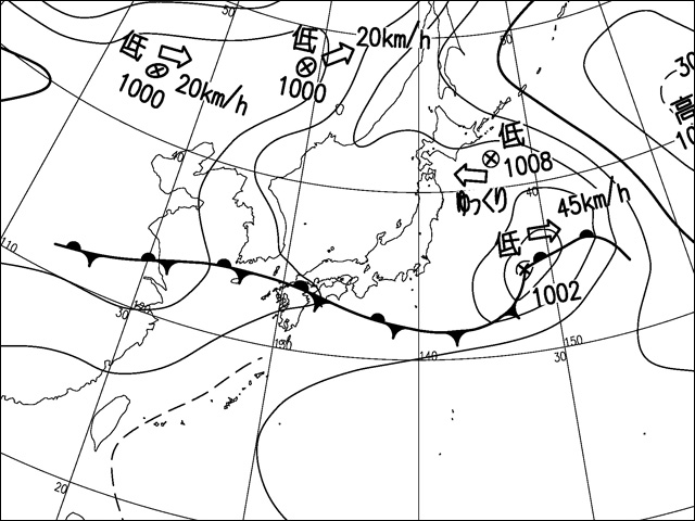 気象庁天気図