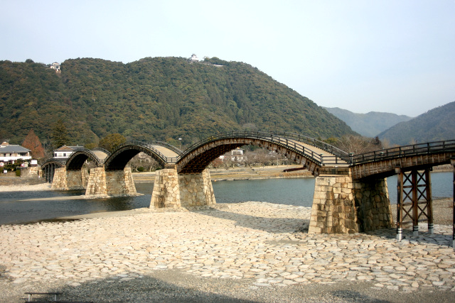 期せずして2度訪れることとなった、錦帯橋で有名な「岩国城」